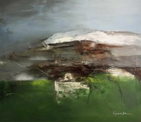 L'passo Benjamin, 42 x 48 Inch, Acrylic on Canvas, Abstract Paintings, AC-LPB-033